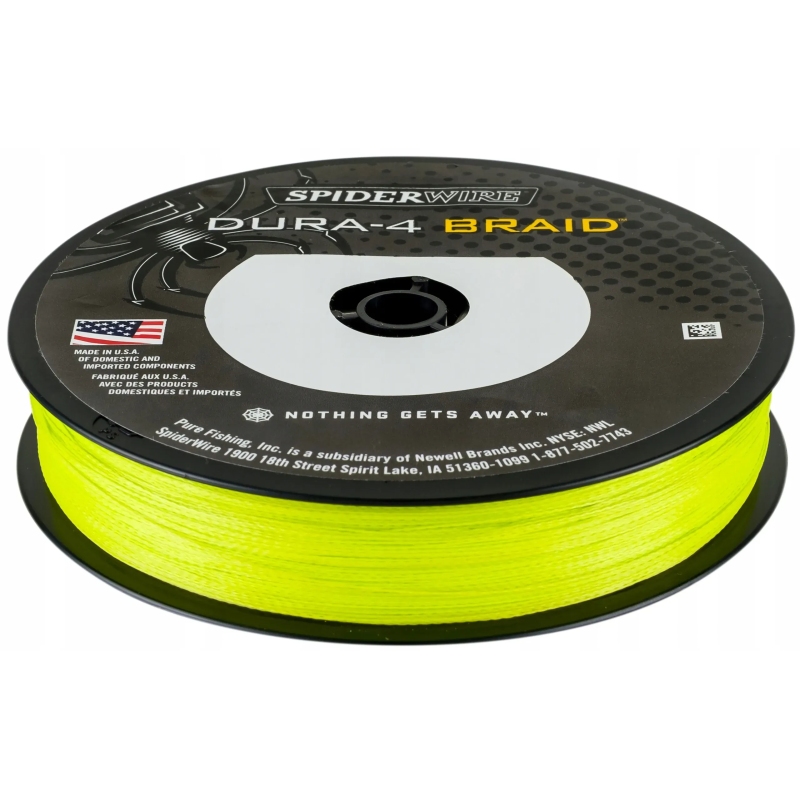 Plecionka Spiderwire Dura 4 Yellow 0,20mm/17kg 150m Plecionka Spiderwire Dura 4 Yellow 0,20mm/17kg 150m