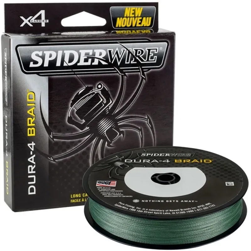 Plecionka SpiderWire DURA x4 0,25mm 150m zielony