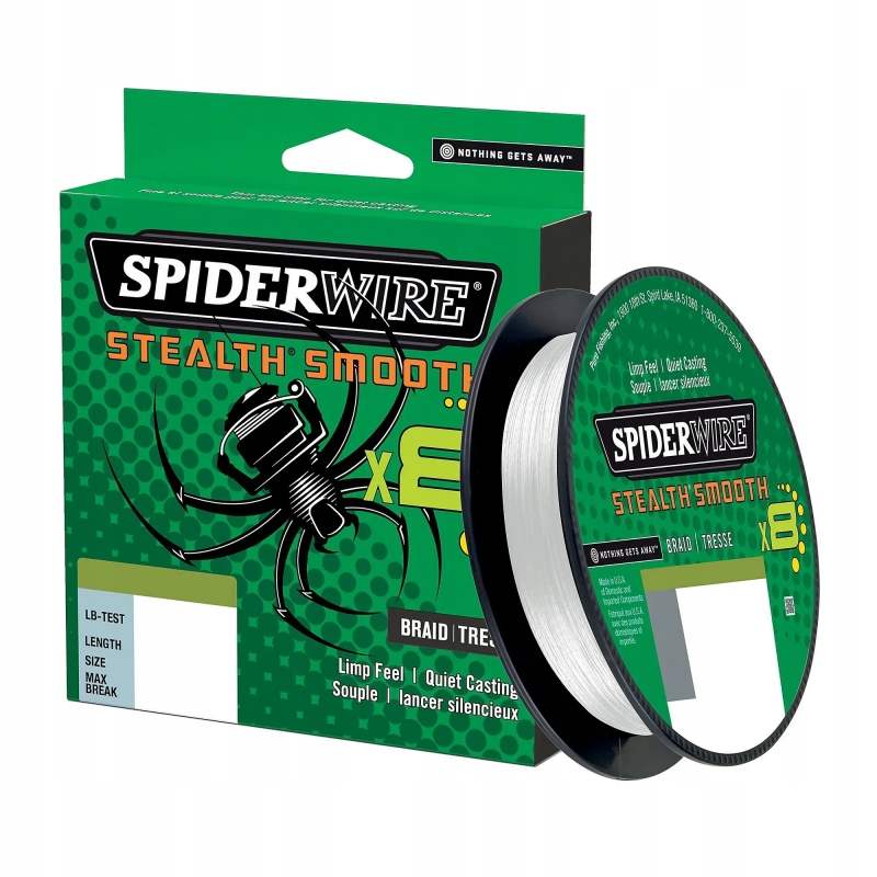 Plecionka SpiderWire Stealth Smooth 8 Translucent 0.07mm 6,0kg 150m