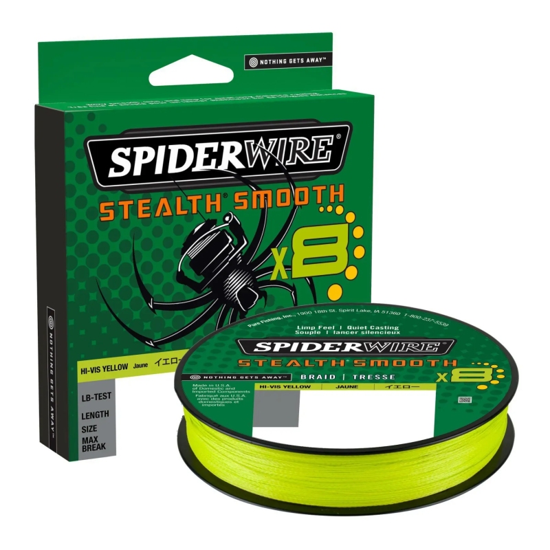 Plecionka SpiderWire Stealth Smooth 8 0,33mm/38,1kg 150m Plecionka SpiderWire Stealth Smooth 8 0,33mm/38,1kg 150m