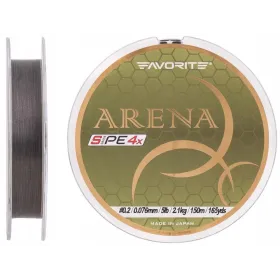 Plecionka Favorite Arena PE 4x 150m 0.175mm Silver Gray