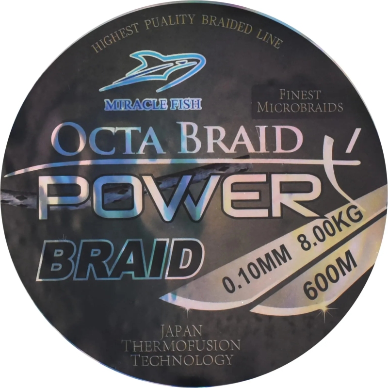 Plecionka octa braid power x4 black 0,30mm 600m