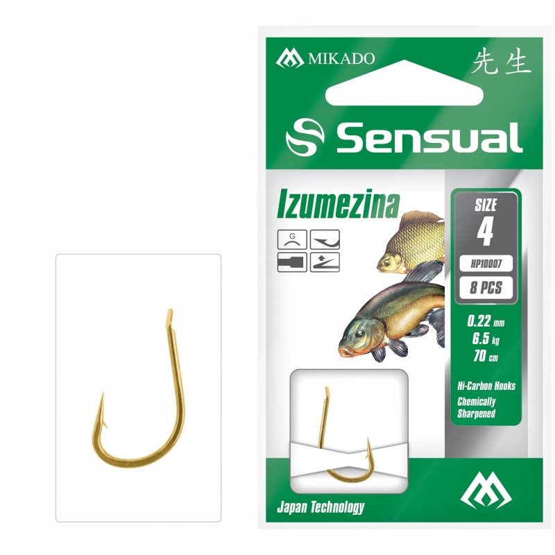 PRZYPONY WIĄZANE IZUMEZINA 8G/0.18mm/70cm