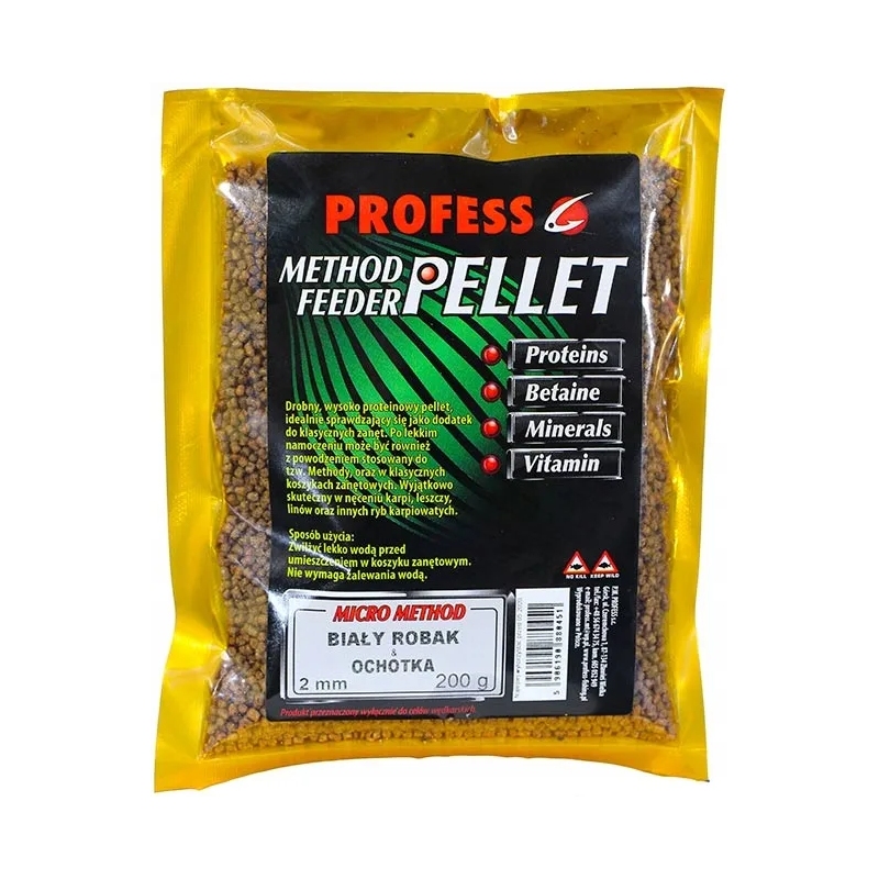MICRO PELLET 2mm Method Feeder BIAŁY ROBAK OCHOTKA MICRO PELLET 2mm Method Feeder BIAŁY ROBAK OCHOTKA