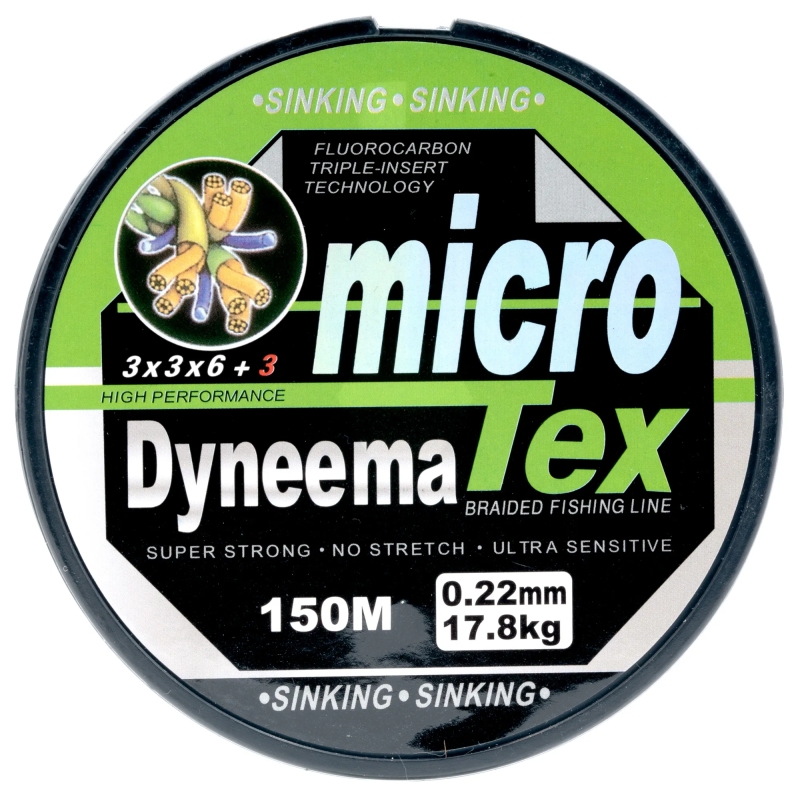 PLECIONKA NIEWIDOCZNA DYNEEMA 0,08mm 6kg TONĄCA