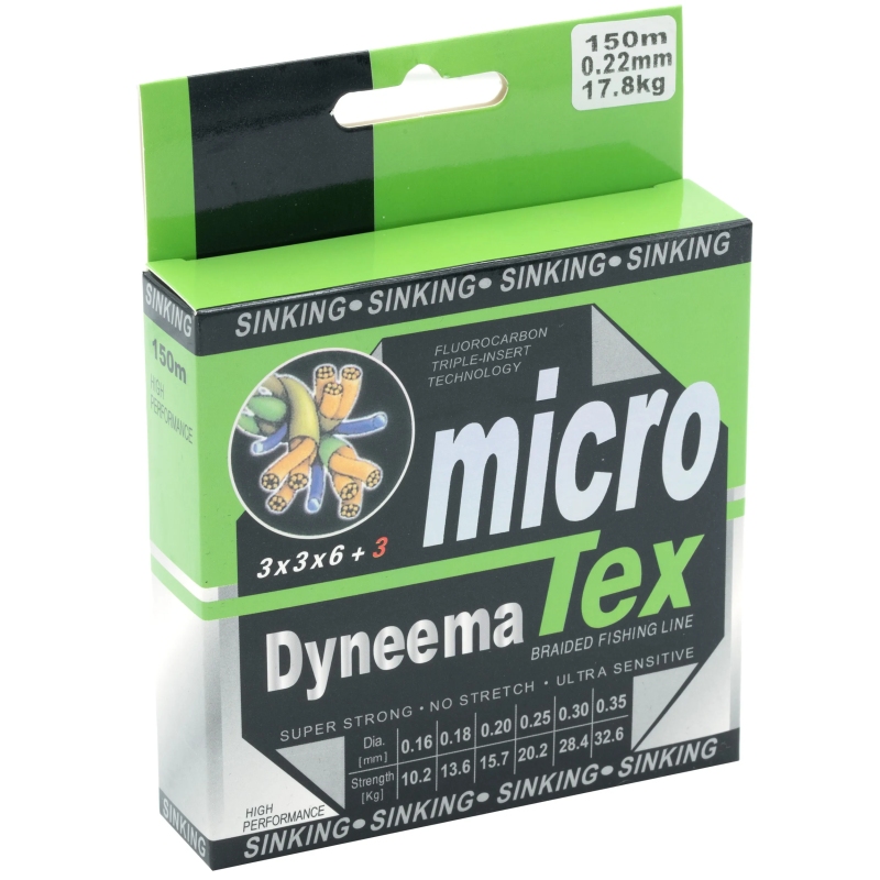 PLECIONKA NIEWIDOCZNA DYNEEMA 0,08mm 6kg TONĄCA